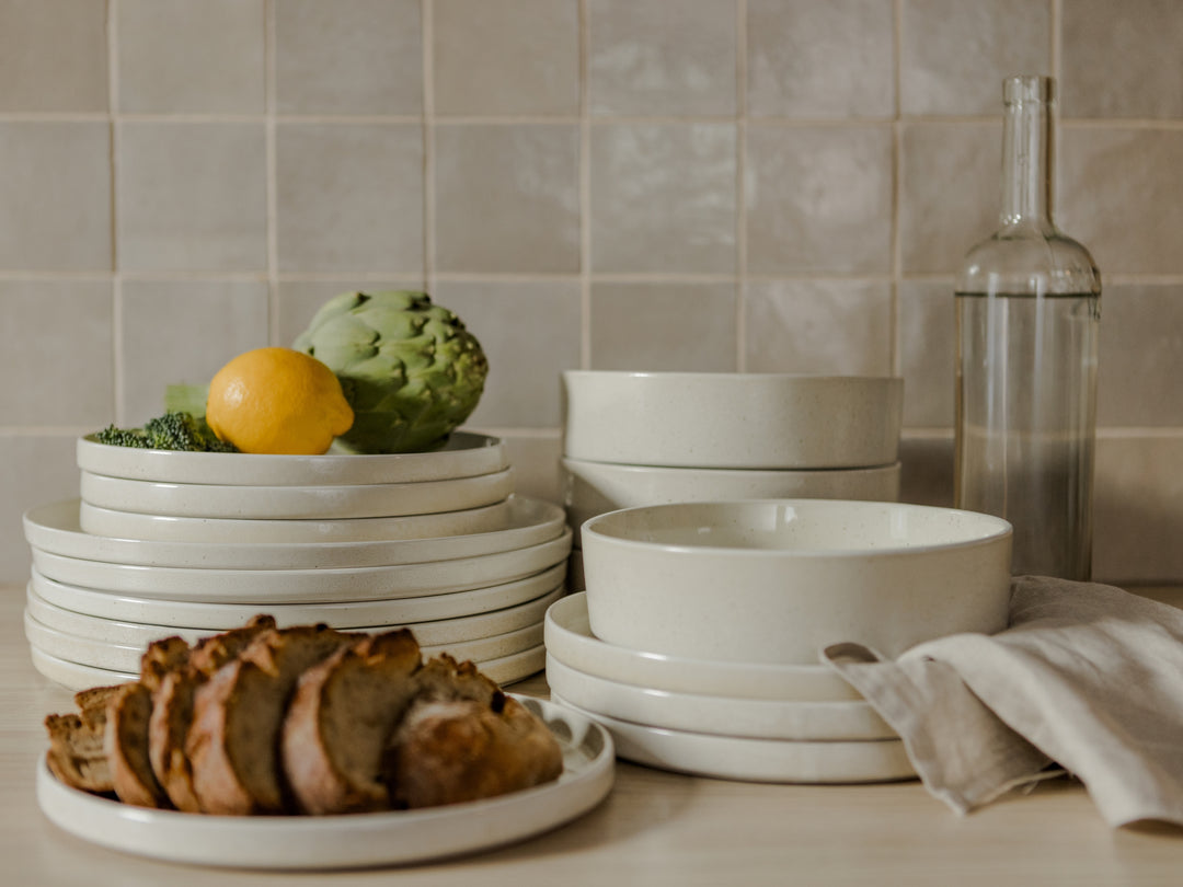 Geschirrset 12 teilig Nuages de vanille