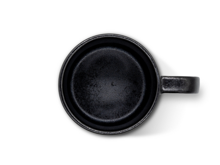 Becher Set 4 teilig Mate Obsidienne